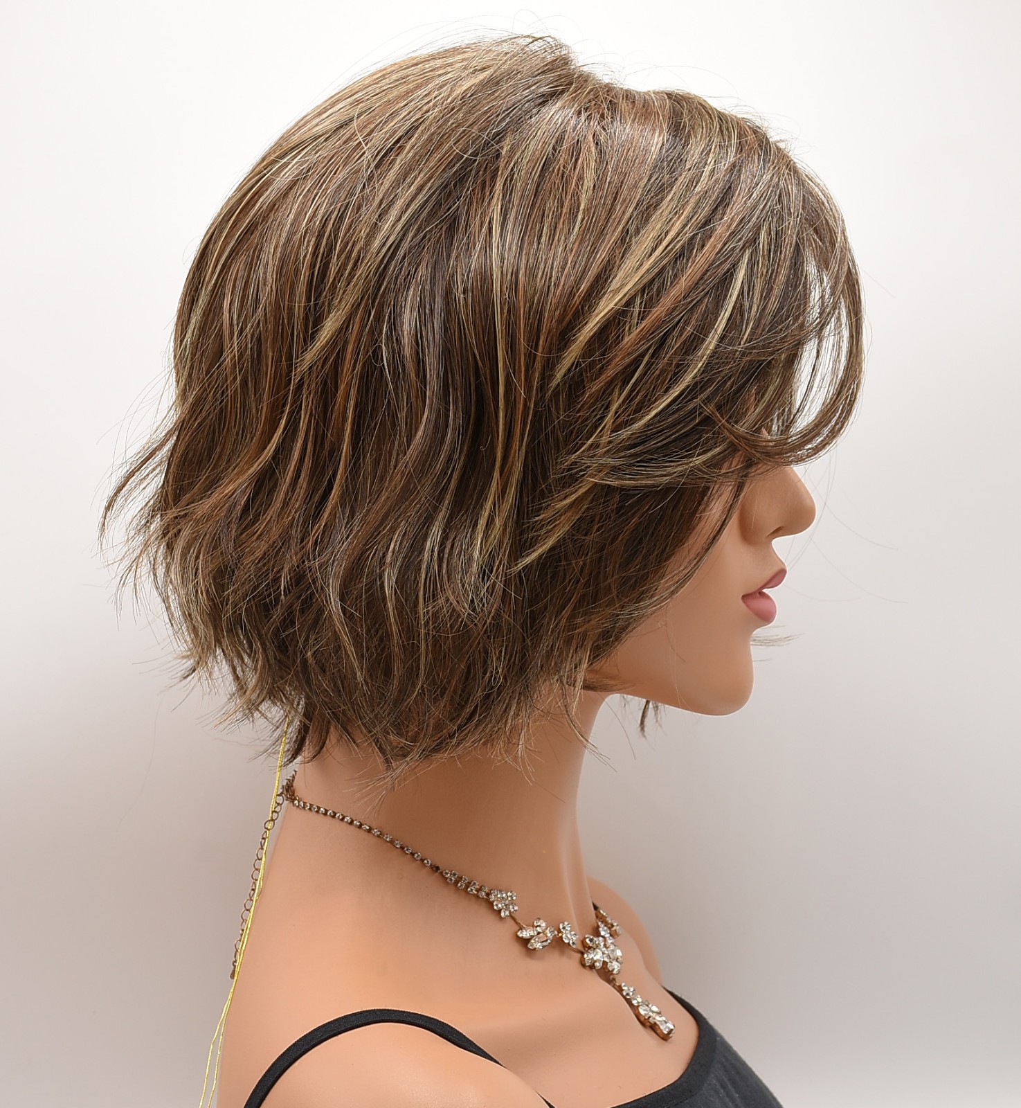 ALICANTE Wig by BELLETRESS, Dark Brown + HL, *CLEARANCE!* Mono Part + Lace Front
