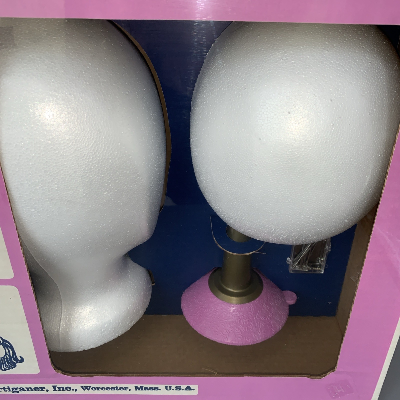 Home Wig Care Fashion Kit. Wig With Box And Norman Kartiganer Stand (CT) New