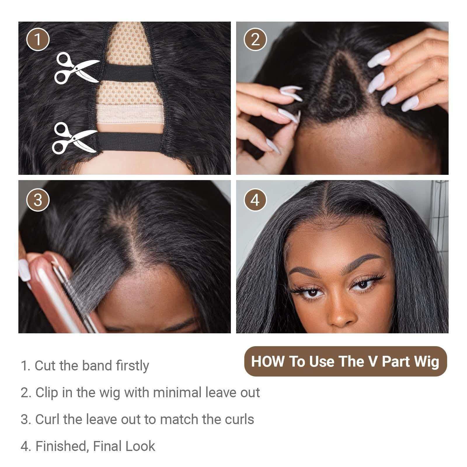 24″ Afro Kinky Curly Wig for Women Black Full Heat Resistant Synthetic Cosplay