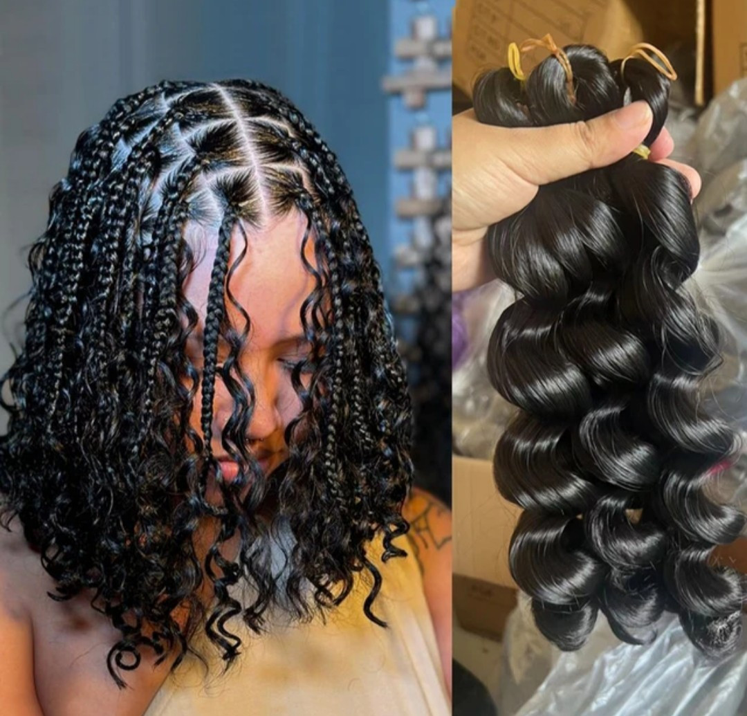 5 Packs 12 Inches Viral French Curl, 150 Grams/pack.5 Packs For a Complete Head