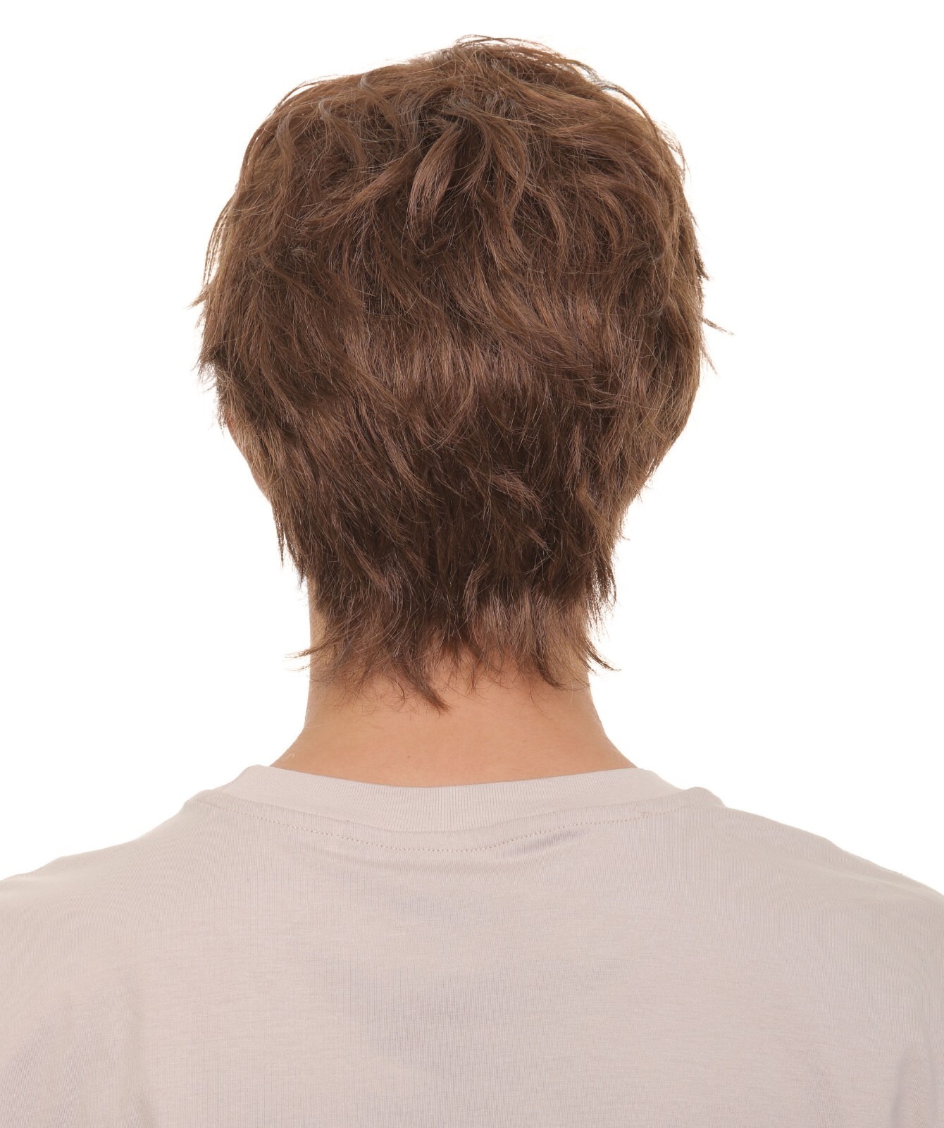 Adult Men’s Wizard Brown Wavy Wig | Best for Halloween | Flame-retardant,HM-1585