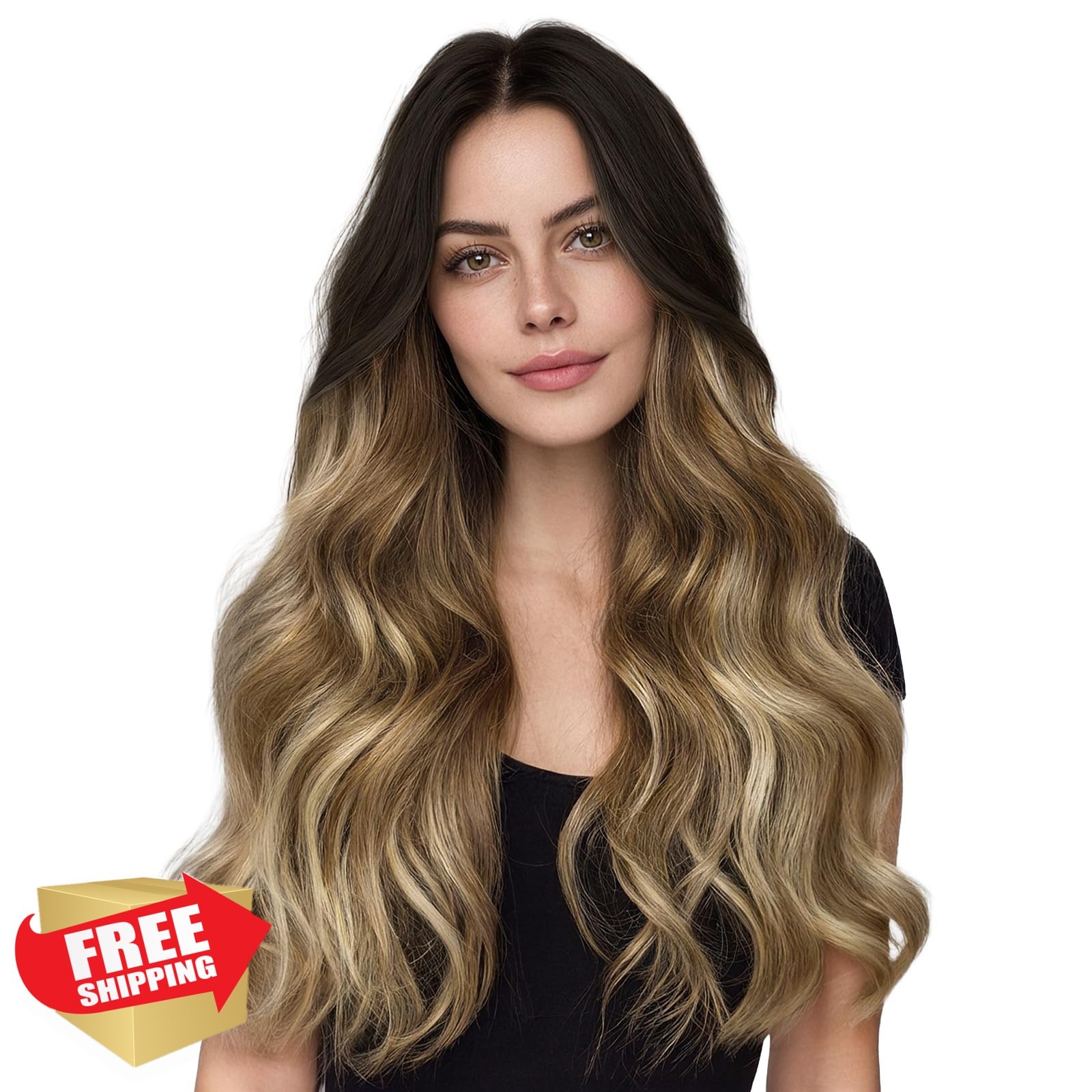 Wennalife 8cm Tape Hair Extensions 20 Inch Dark Brown/Dirty Blonde