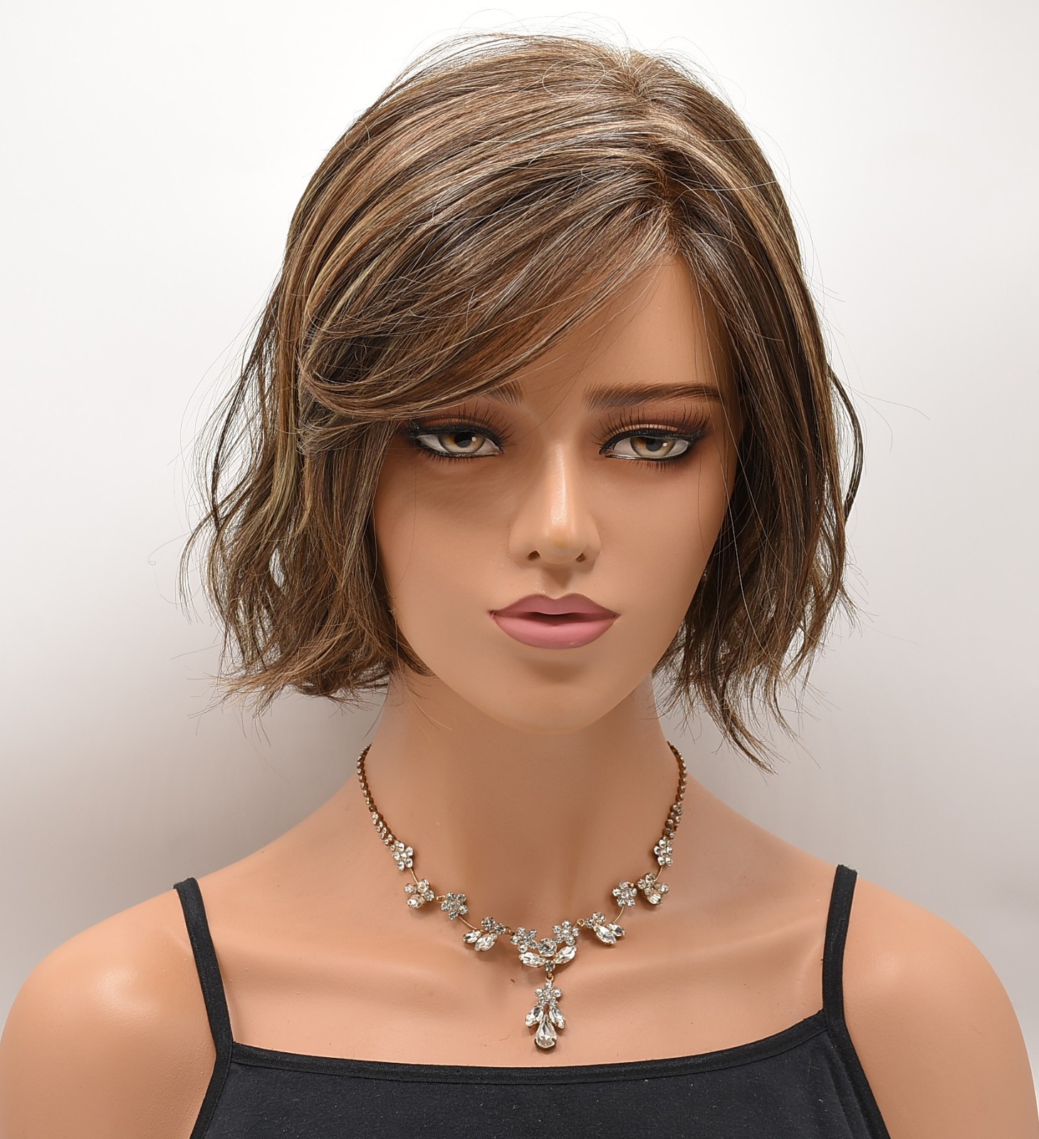 ALICANTE Wig by BELLETRESS, Dark Brown + HL, *CLEARANCE!* Mono Part + Lace Front