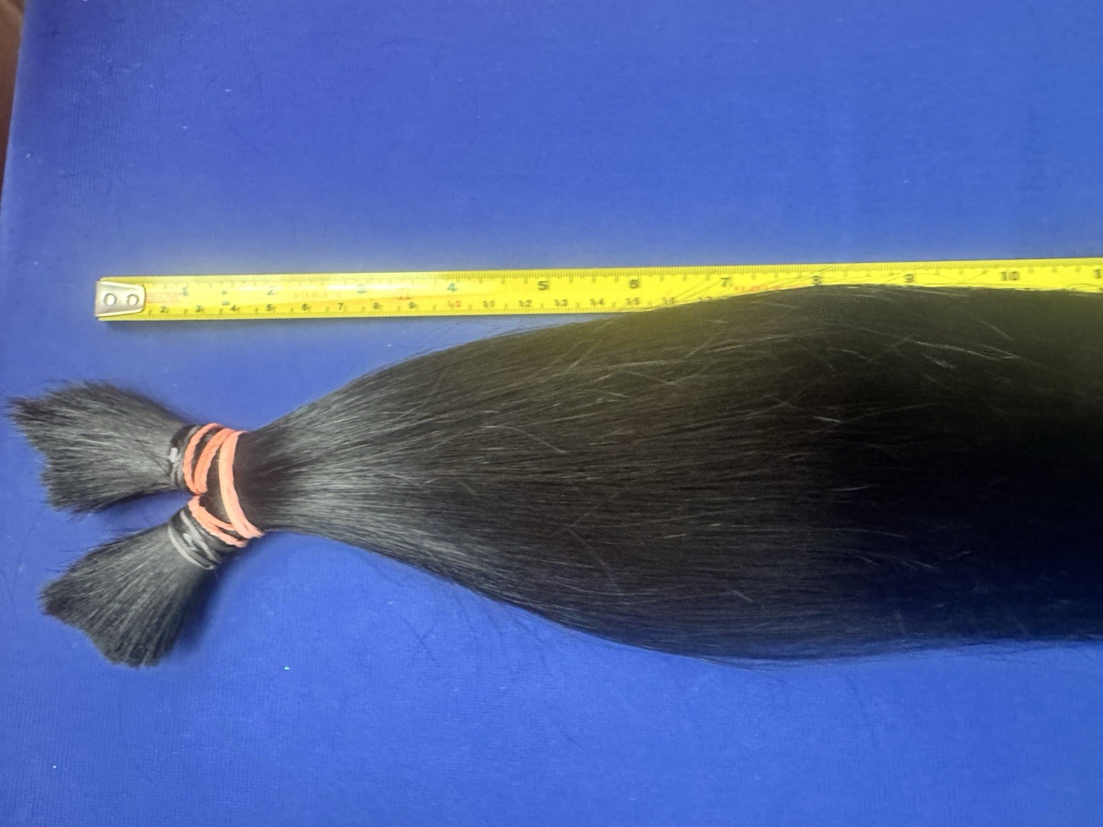 1586 Natural Human Hair Ponytail Straight Real Hair 24 Inch 130 g