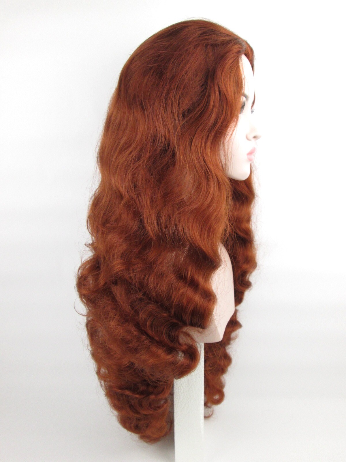 WOMENS 32″ LONG WAVY CURLY WIG NO BANGS STEPHANIE RENAISSANCE MEDIEVAL MOANA