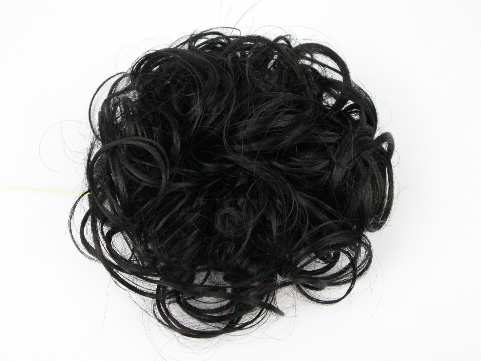 CURLY HAIR SCRUNCHIE PONYTAIL HOLDER HAIRPIECE MESSY BUN CORKSCREW CURLS DAPHNE
