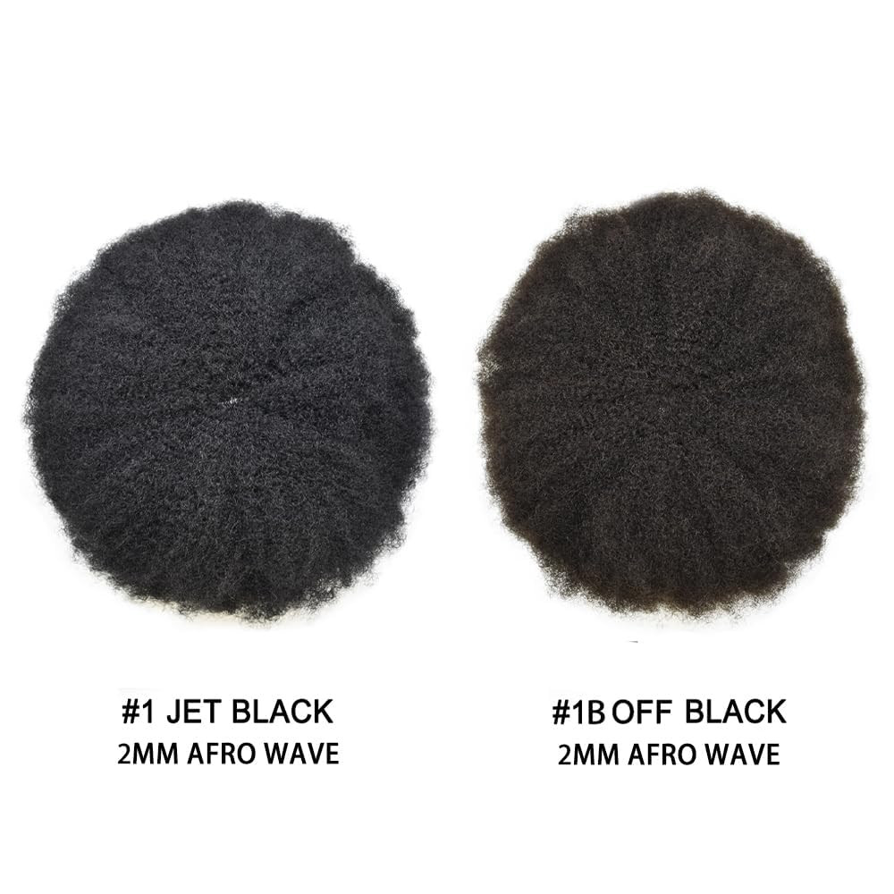 Hair Units for Black Men All Lace Afro Curly African American Toupee Hairpieces
