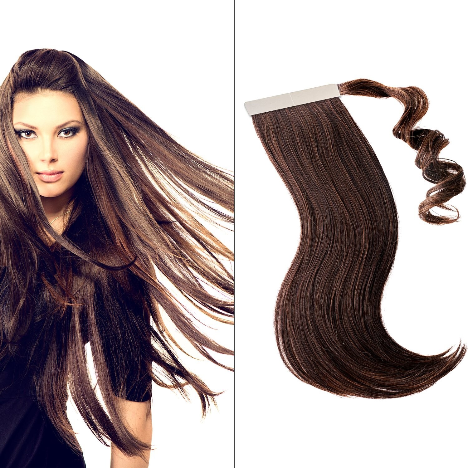 Hair Extension Tape 180 Pieces Pre-cut Sticky Tabs Maximum Hold For Women