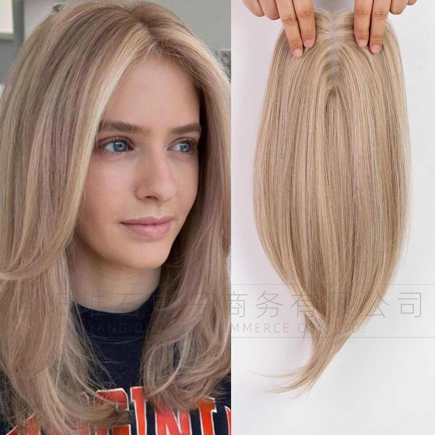 Hair Toppers for Women as Human Toppers Hair Pieces for Women with Thinning Hair