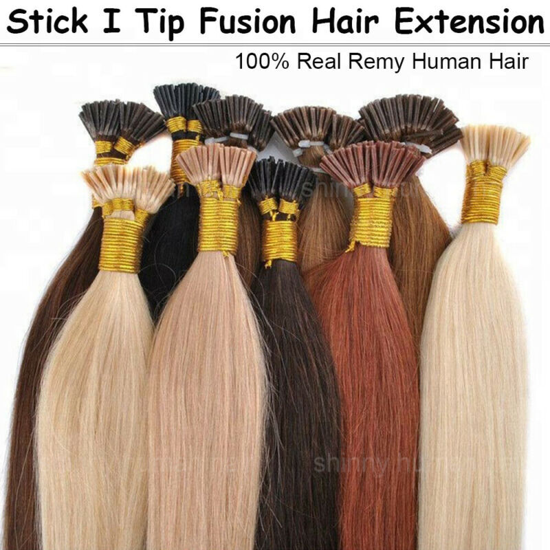 200 Strands I Tip Stick Pre-bonded Keratin 100% Remy Human Hair Extensions THICK