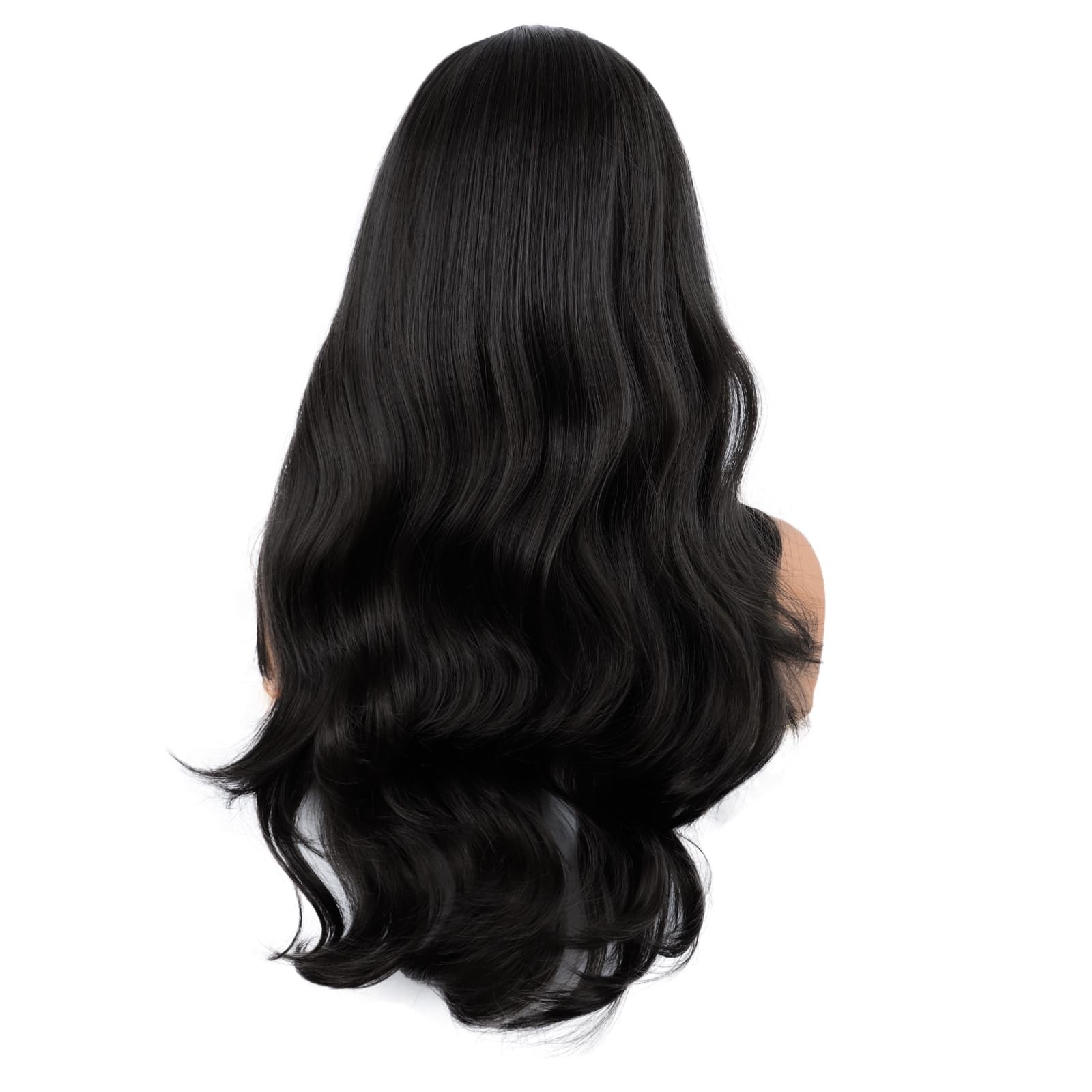 26 Inch/65 cm Fashion Long Layered Curtain Bangs Wavy Synthetic fiber Curly H…