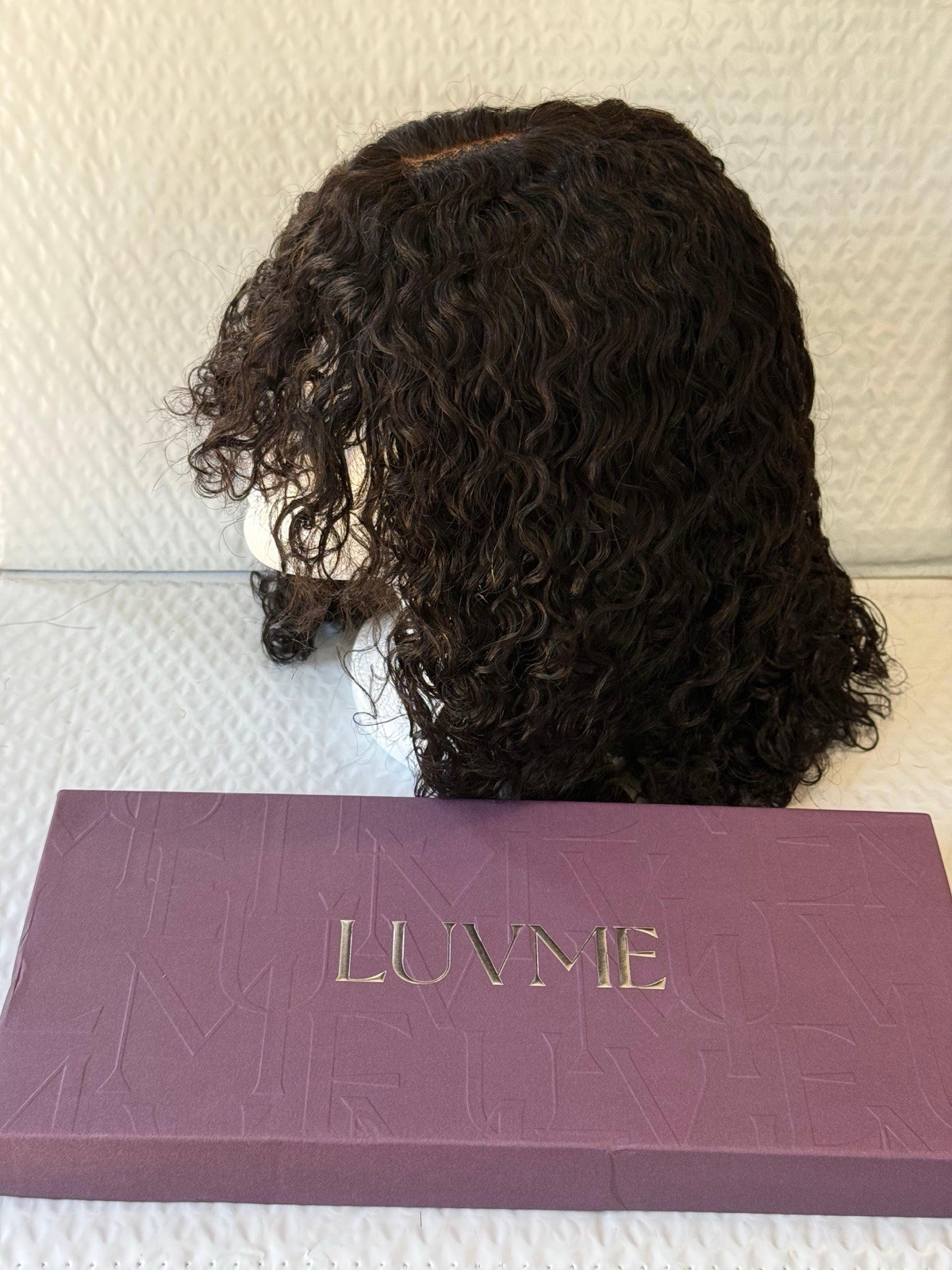 Luvme Human Hair Wig ALL DAY COMFORT WIG Curly Hair ￼ New In Box!