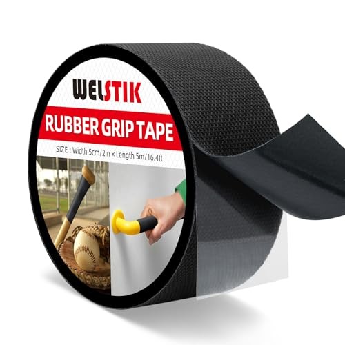 Rubber Grip Tape, Ultra Strong Waterproof Anti Slip Tape with 2inch*16.4ft