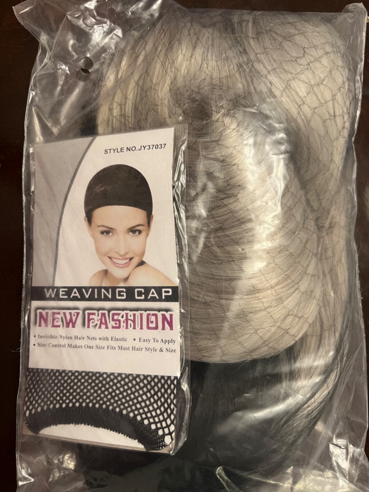 Full Wigs Hair Long Wavy Wig Synthetic Heat Resistant (23″ , Ombre Silver)