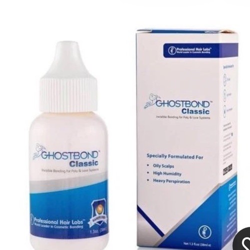 GHOSTBOND Classic Hair Replacement Adhesive 1.3oz – Invisible Wig Bonding Glu…
