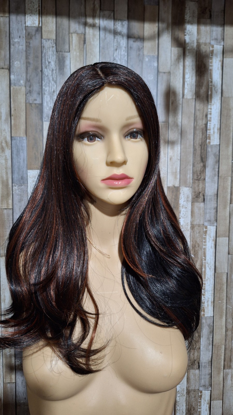 Human Hair Blend Wig. 26 Inches Long