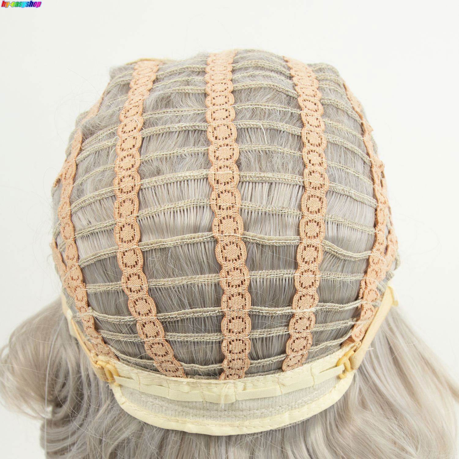 Short Straight Gray Wigs For Quinquagenarain Women Synthetic Wigs For Daily Use