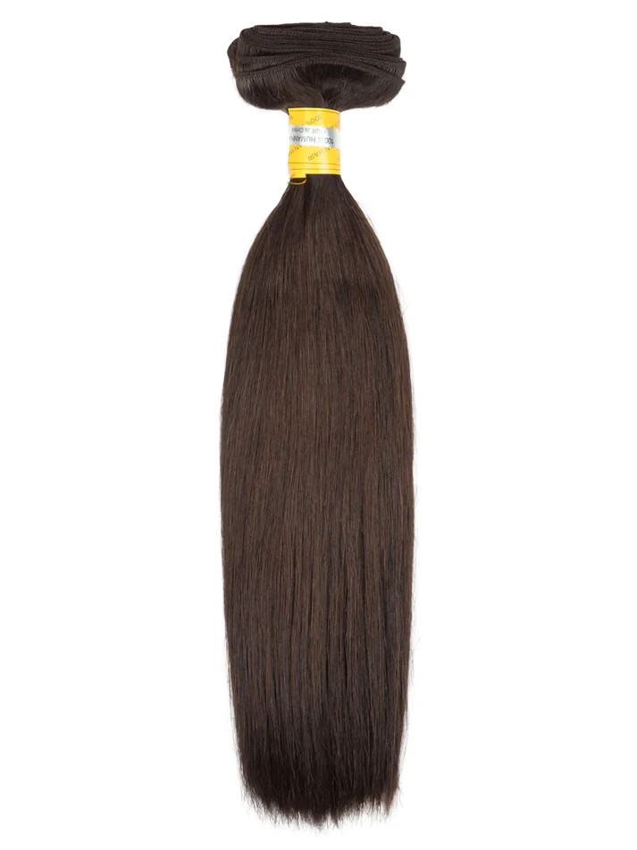 Bohyme Gold Machine-Tied Weft Silky Straight Remi Human Hair 18″ color 2