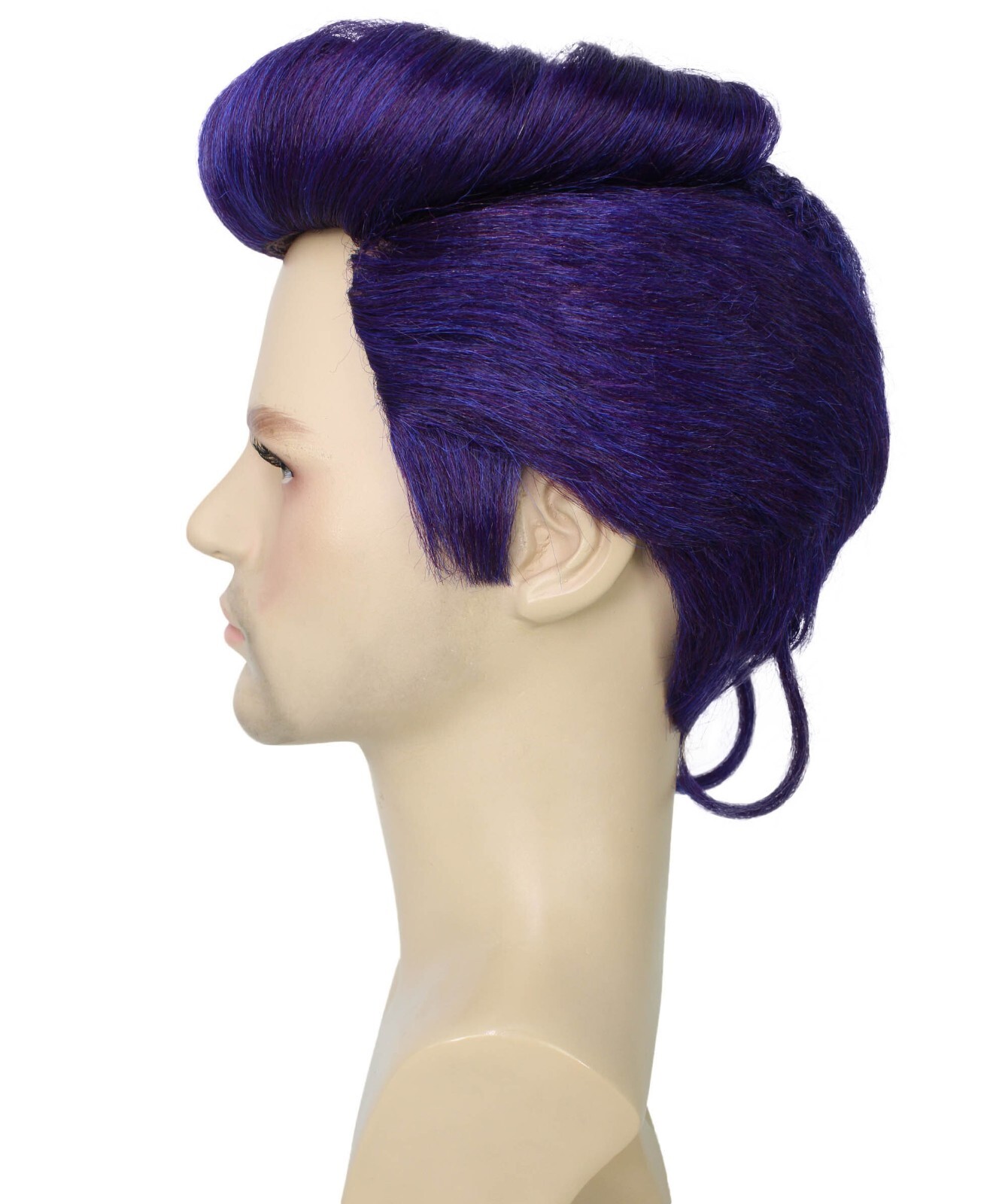 HPO Adult Men’s Manga Anime Pompadour Wig, Perfect for Halloween HM-1621