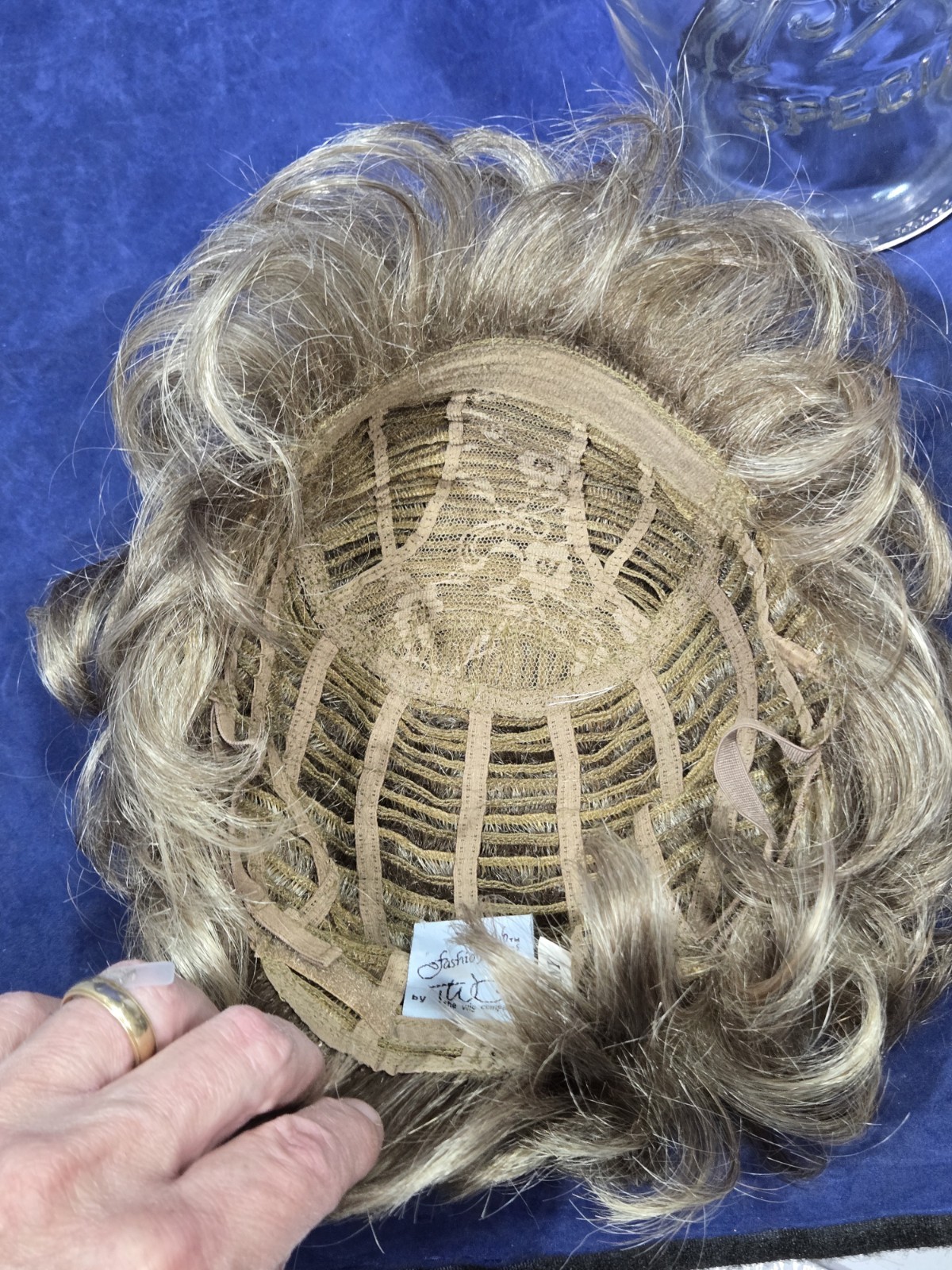 The Wig Company Tiffany Wig 18/22 Ash Blonde Frost Short Curly Voluminous TWC