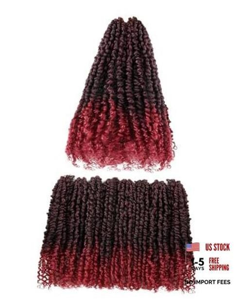 Pre-looped Passion Twist Crochet Hair 14 Inch 8 14 Inch (Pack of 8) TBug