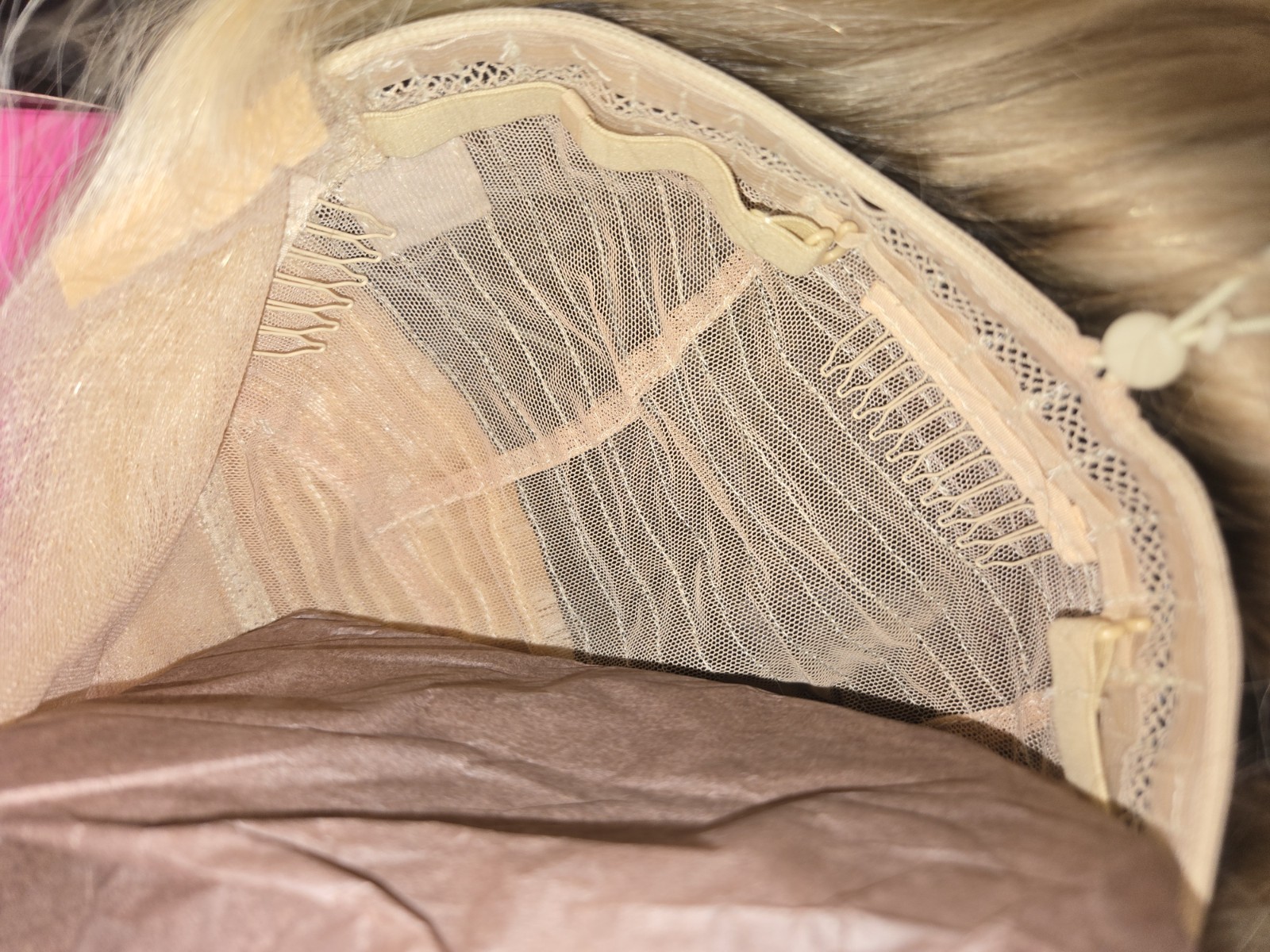 Luvme And Unice Human Hair Wig Blonde/Brown/Black 5 Total =1 PRICE