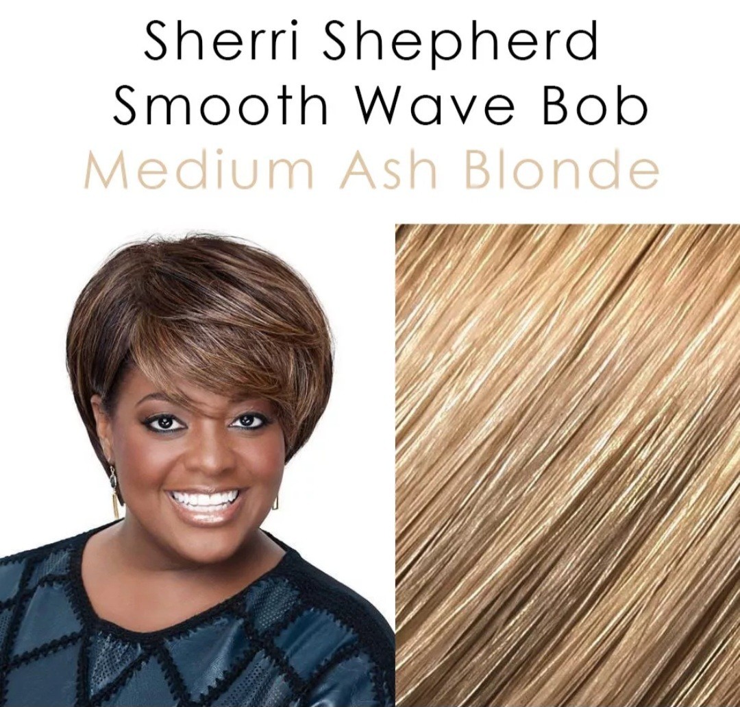NOW LUXHAIR Smooth Wave Bob Wig Medium Ash Blonde Hair NWT NEW FREE SHIP