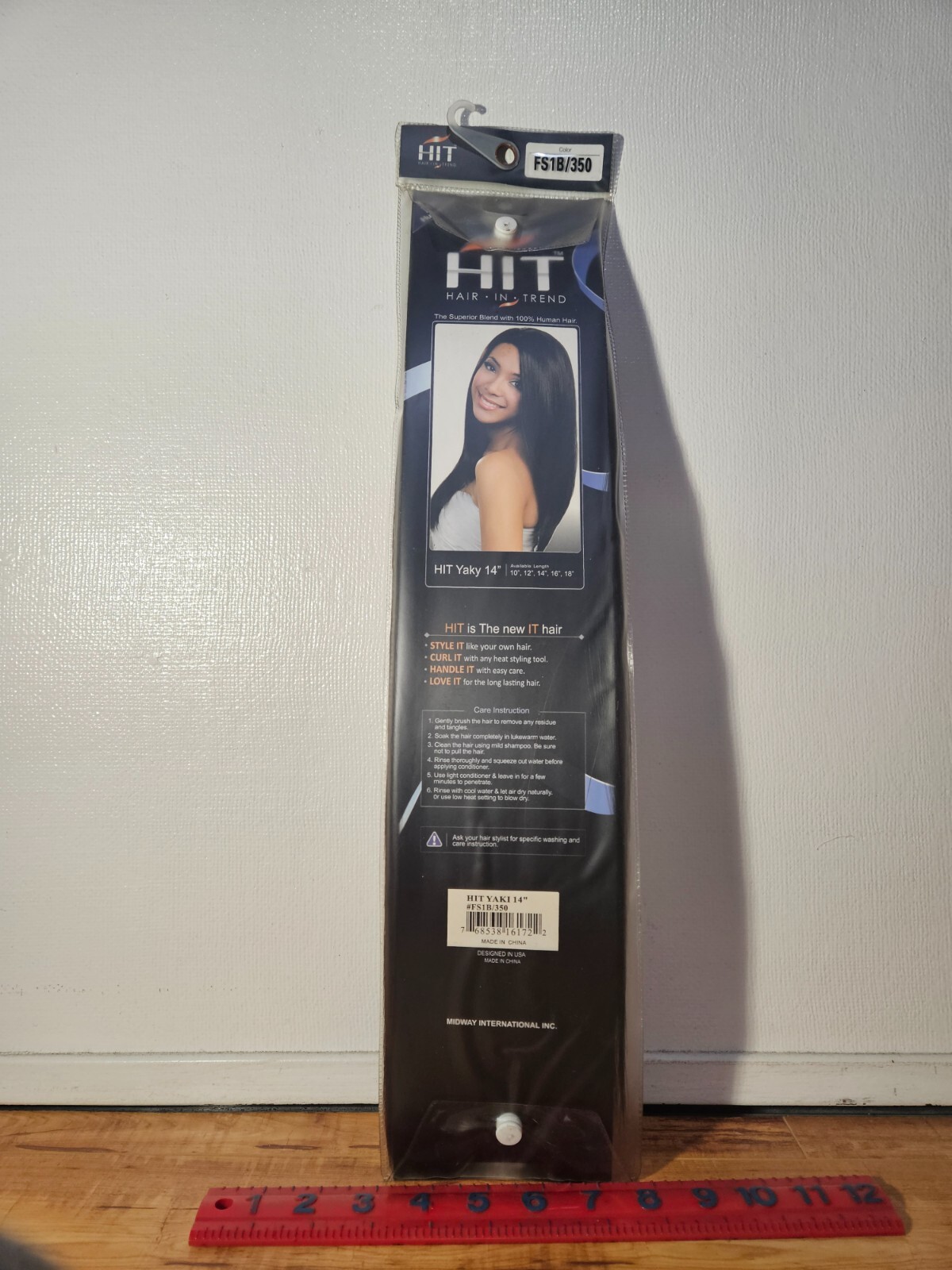 Bobbi Boss Hair Hair in Trend Yaki 14″ Color: FS1B | 350