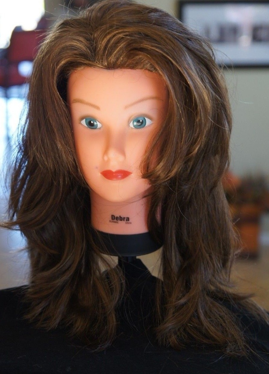 Aspen 100% Real Human Long Hair Brown Wig Dirty Golden Blonde Cosplay NIP Womans