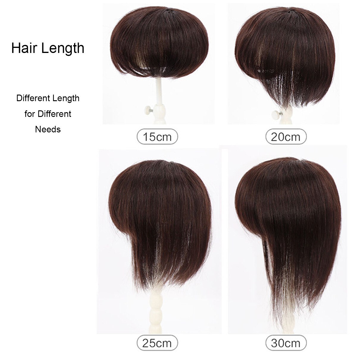 100% Human Hair Topper Large Cover Toupee Clip in Hairpiece Top Pieces for Women