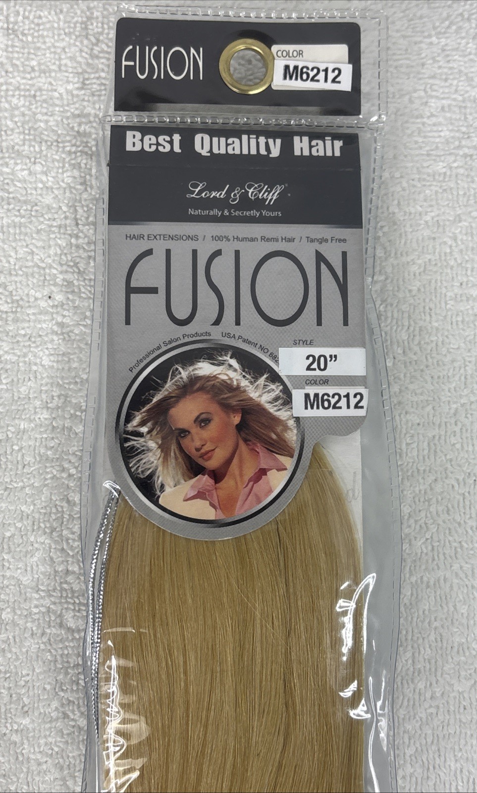 Lord & Cliff Fusion 100% Remy Human Hair I Tip 90 Pieces Extensions 20” M6212
