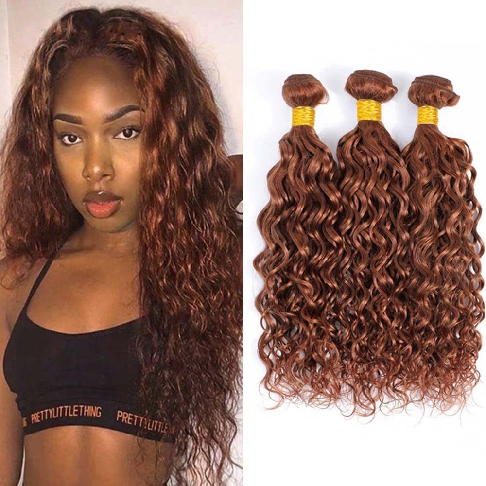 Pure Color 30 Human Hair Bundles – Soft & Bouncy Water Waves (26-30 Inch)