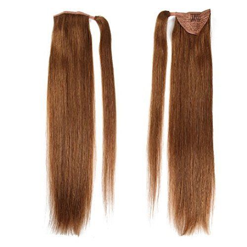 Remy Human Hair Ponytail Hair Hairpiece Extensions Long Straight 60gr 70gr 80g