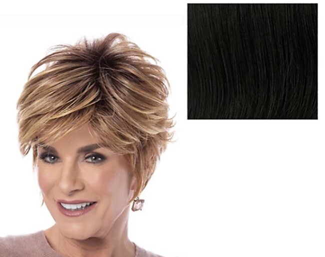 Toni Brattin Vivacious Short Cut Wig – Size Regular Color Black- NEW