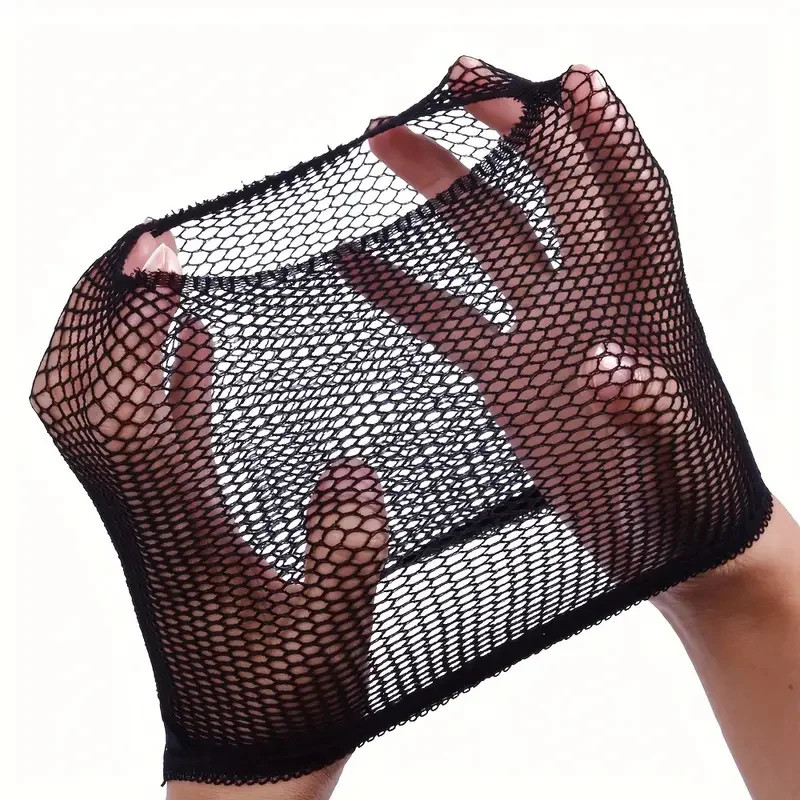 3 Pcs Stretchable Elastic Hair Nets Open Ends Mesh Net Wig Caps – Black