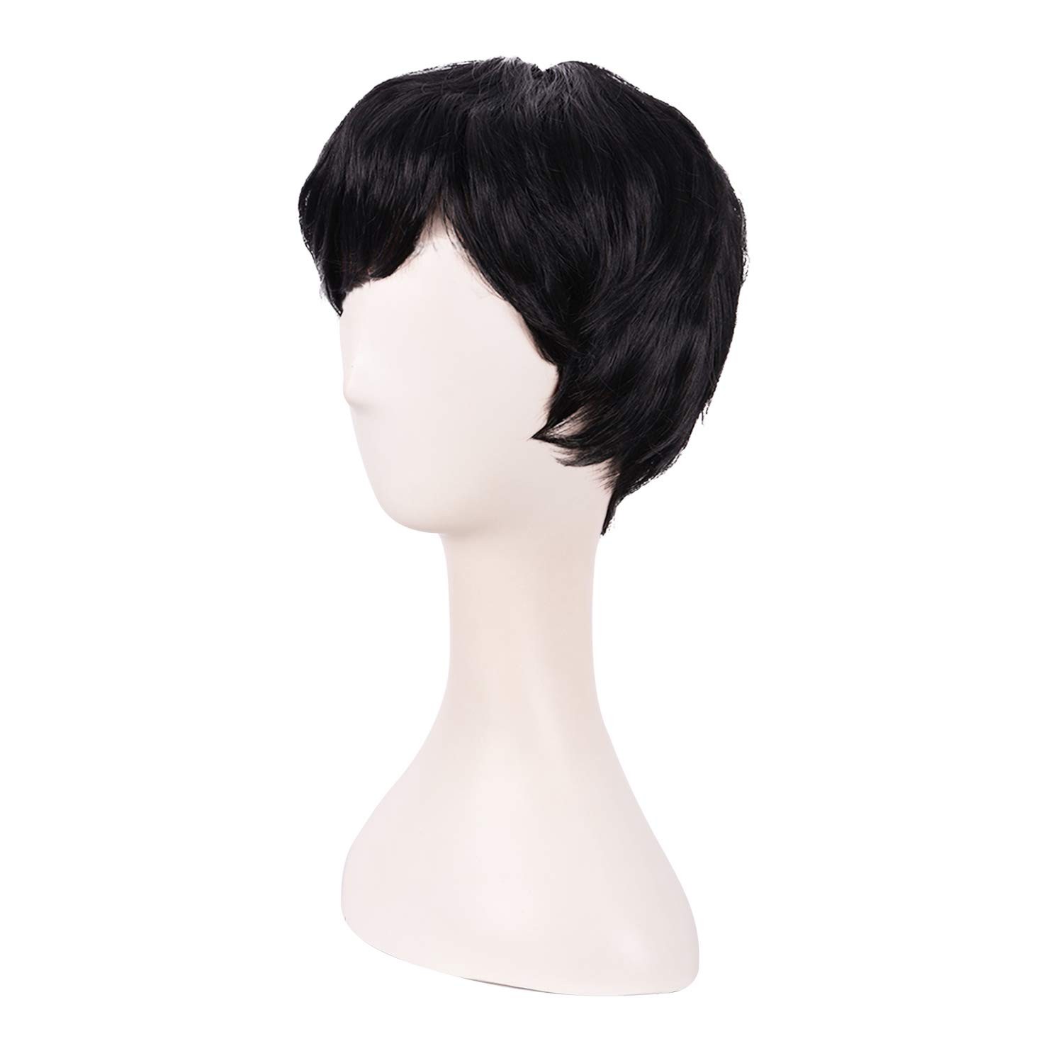 10 Inch/25cm Fashion Women Short Curly Wig (Black)