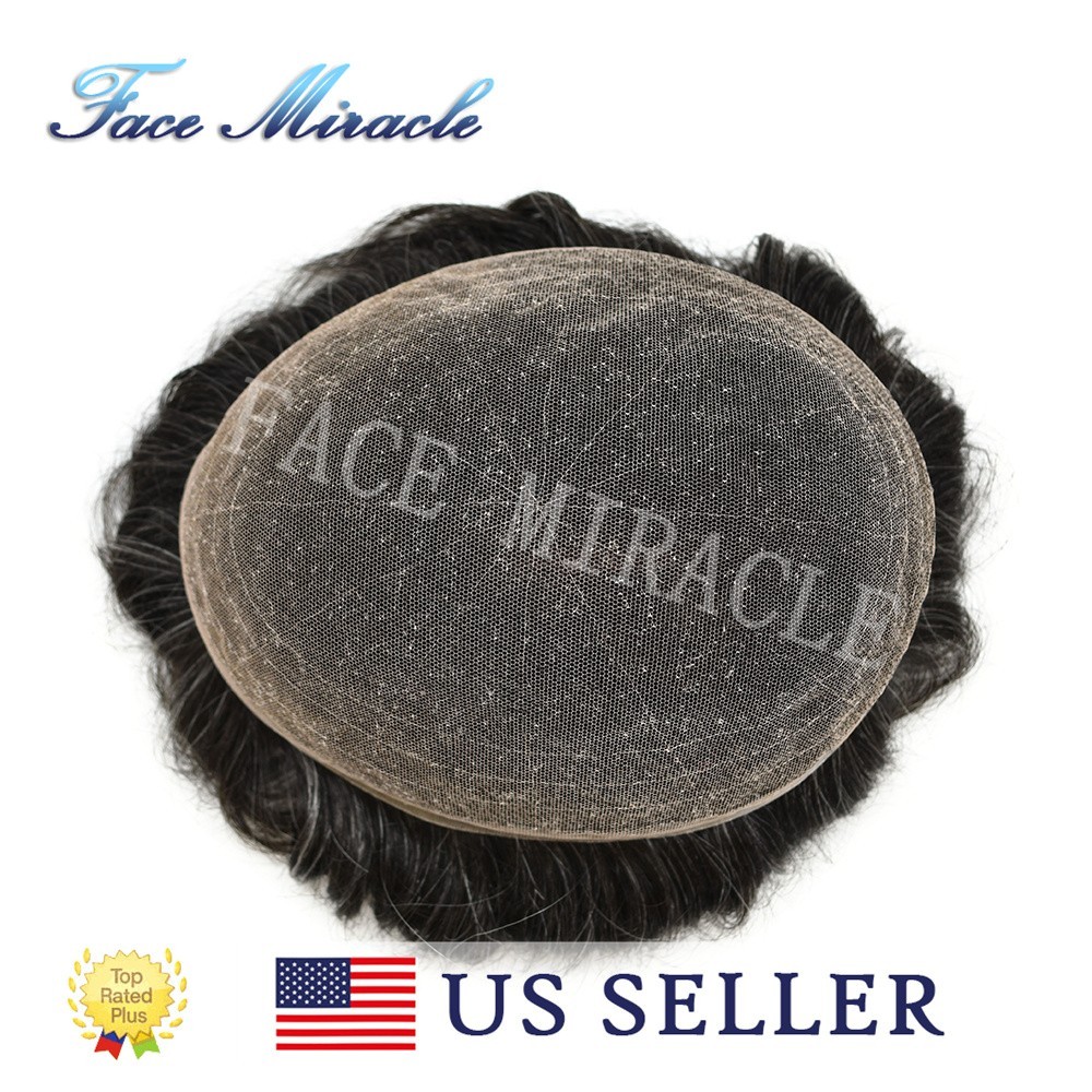 French Lace Mens Toupee Human Hair Piece All Lace Toupee Hair for Men Hair Units