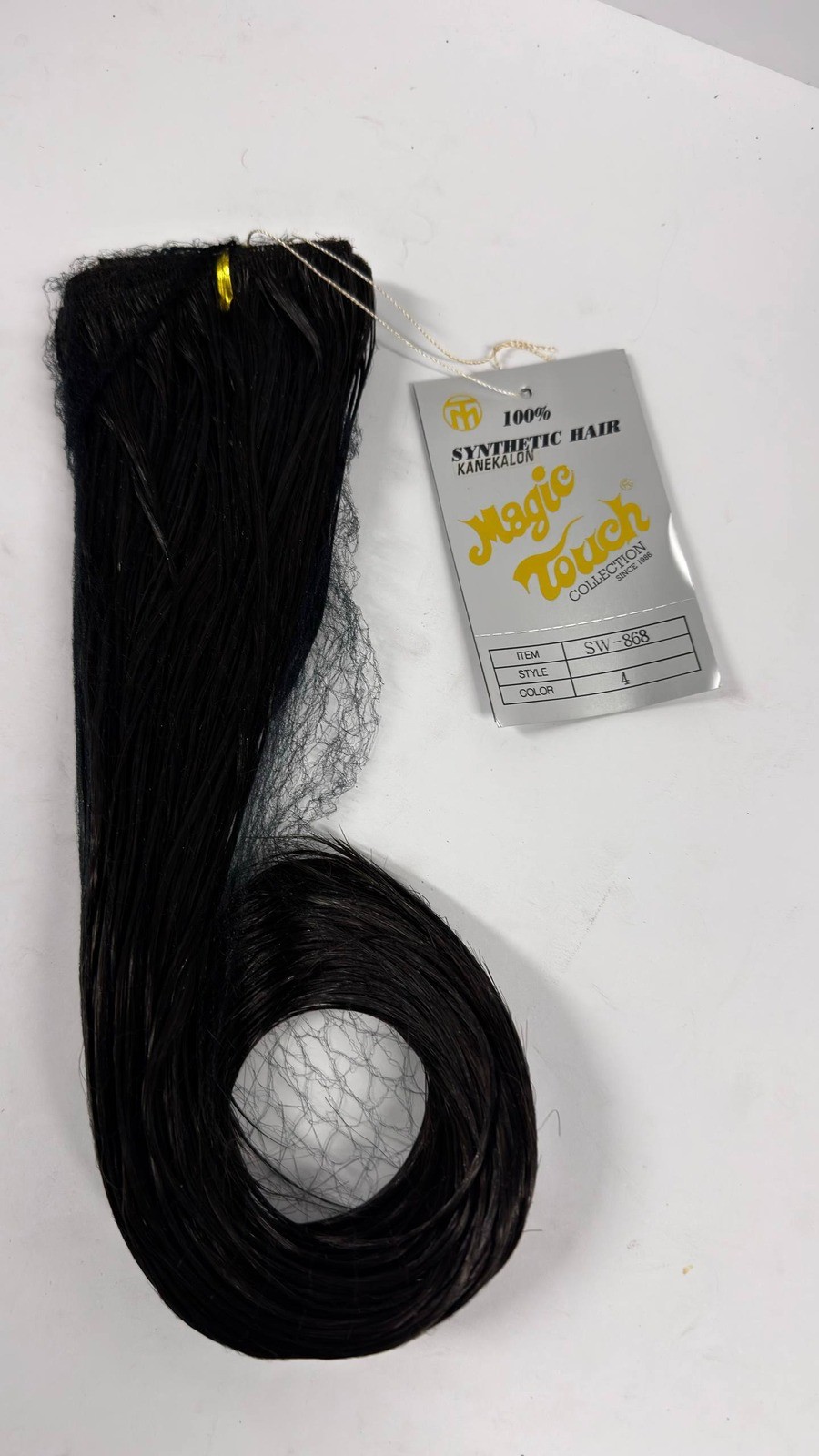 🆕 Magic Touch SW-868 Synthetic Kanekalon Hair Weave Color 4 Dark Brown New