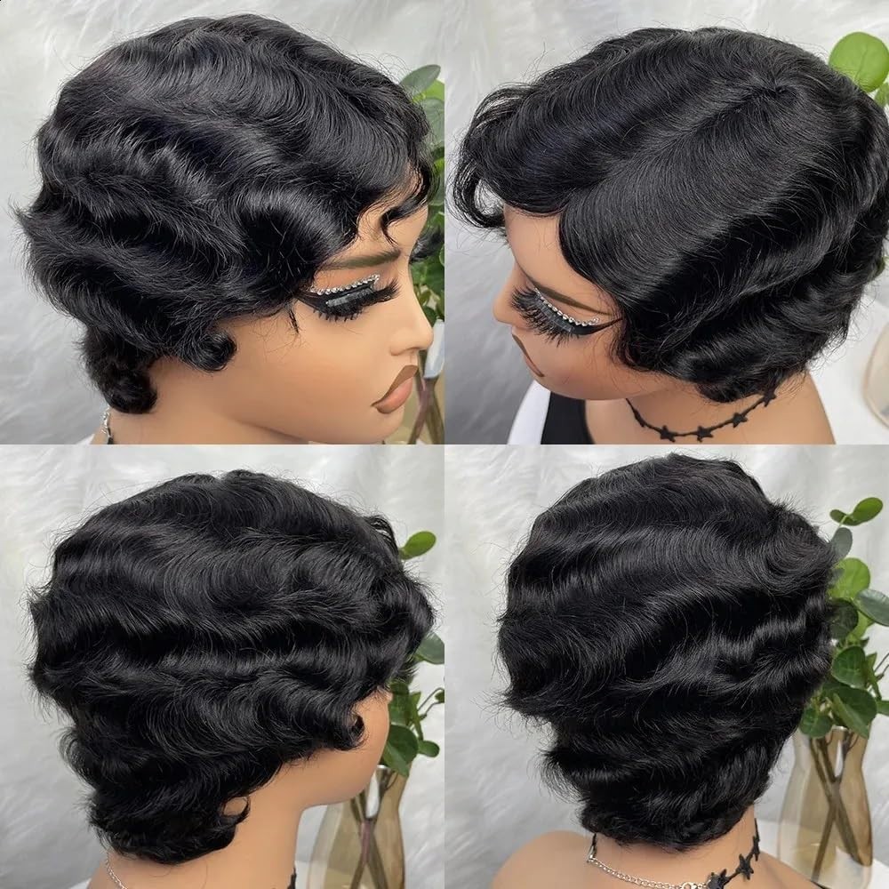 Soft & Smooth Pixie Cut Wig in Brazilian Human Hair | Perfect for Every Occasion