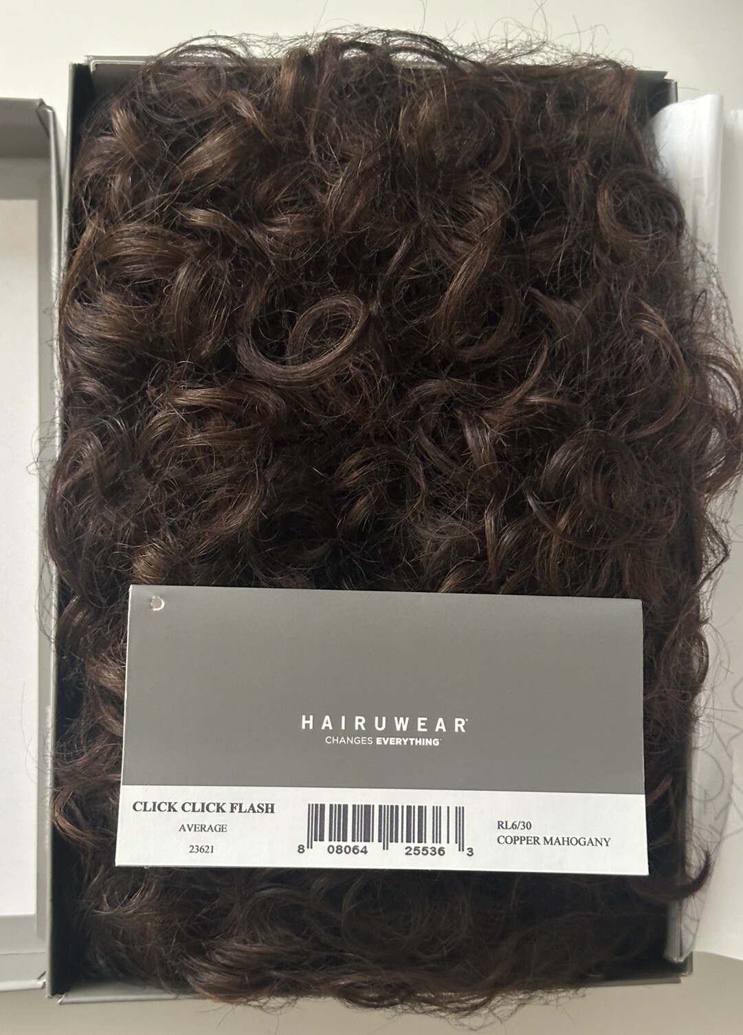 CLICK CLICK FLASH Wig by RAQUEL WELCH RL6/30 Copper Mahogany (Read Descr)