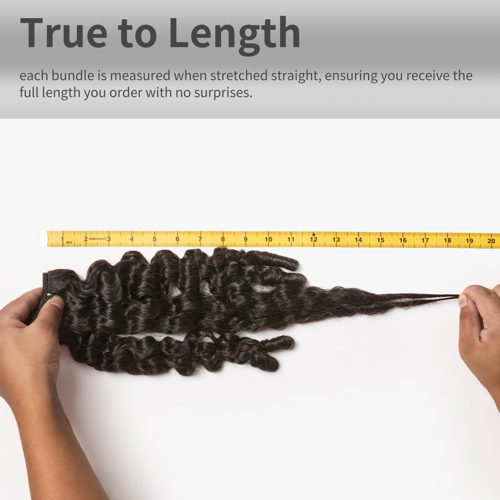 Burmese Curly Hair Bundles 3pcs Unprocessed Raw Water Wave Natural Black 18-22