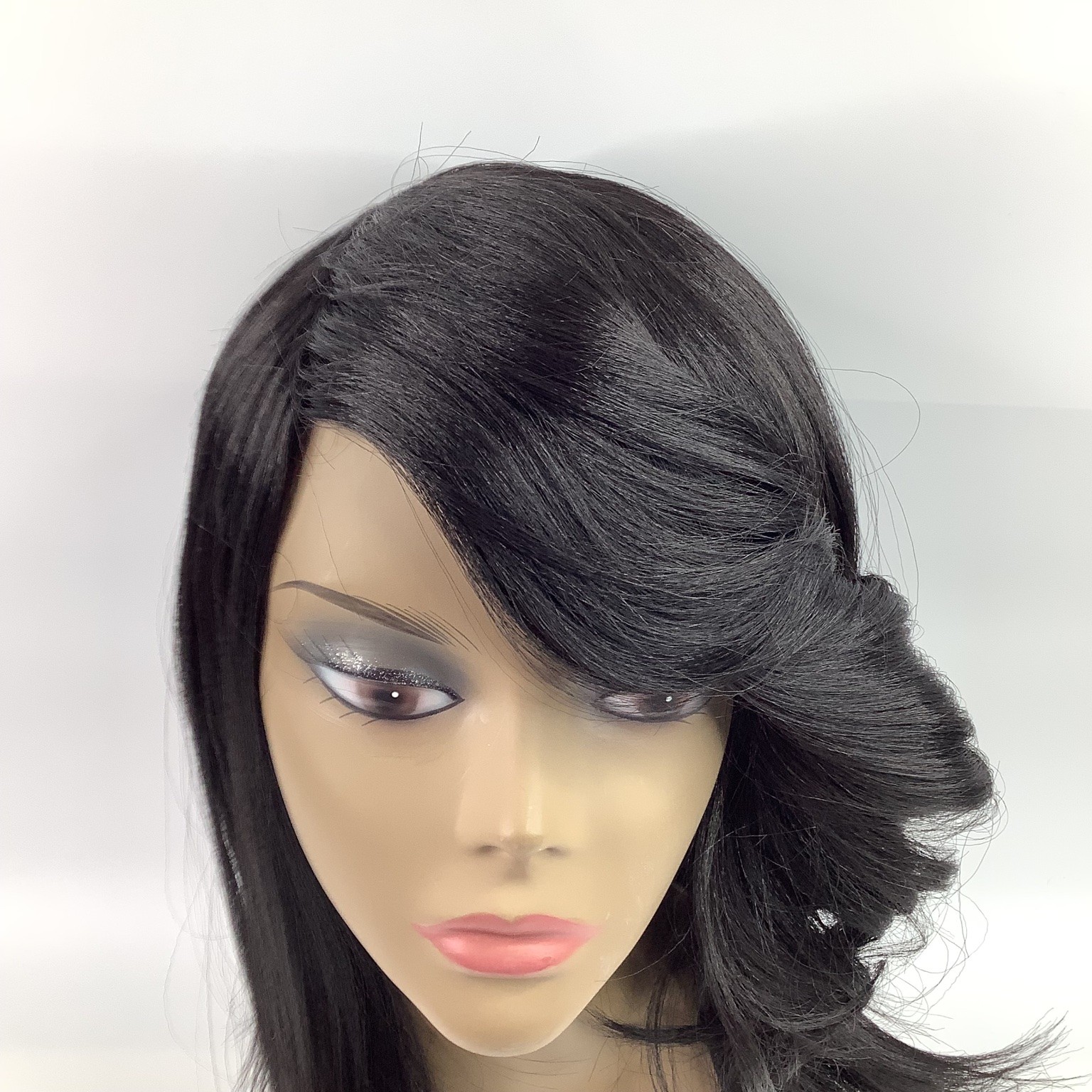 Vanessa Smart CASEY Wig Premium High Heat Fiber 1B Side Part Bob