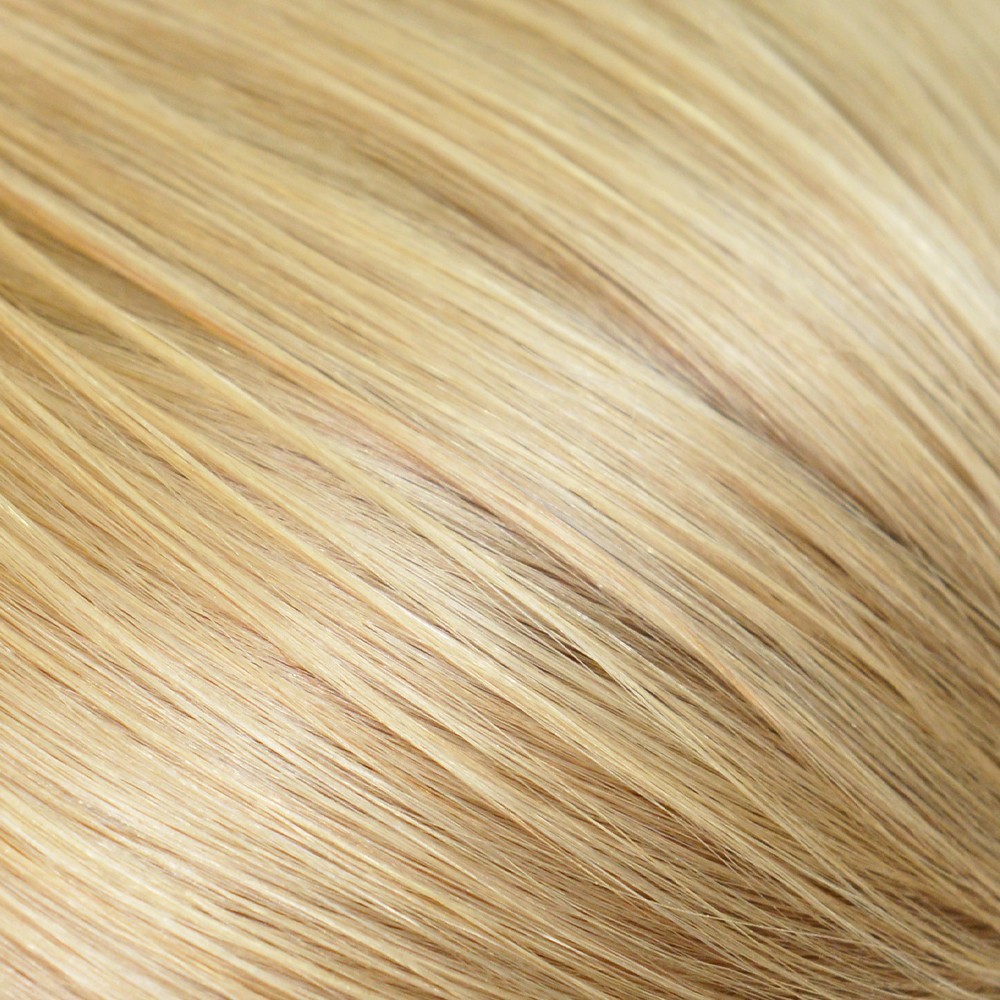 Women Wigs Human Hair Full Head Wigs Poly Skin Medium Size Dark Root 14”#SIC
