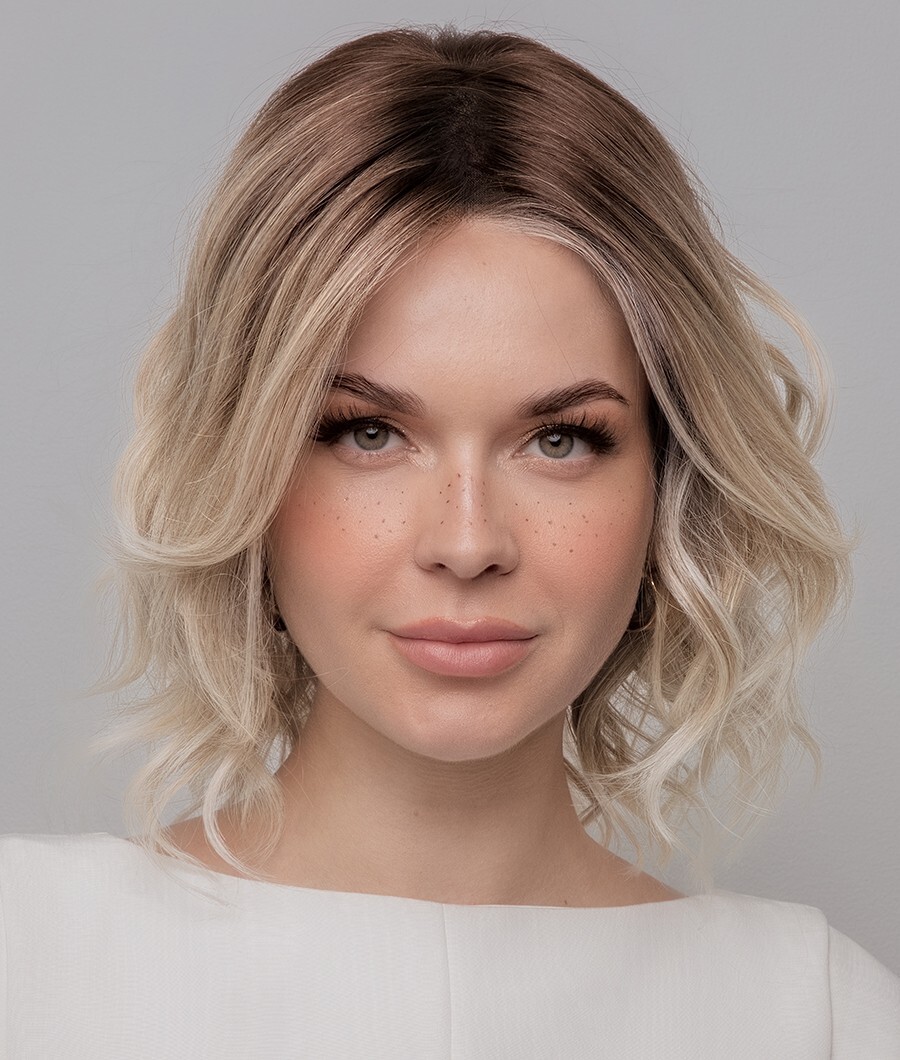 ROHAN Wig by AMORE, *ANY COLOR* Heat Friendly! Mono Top, Extended Lace Front NEW