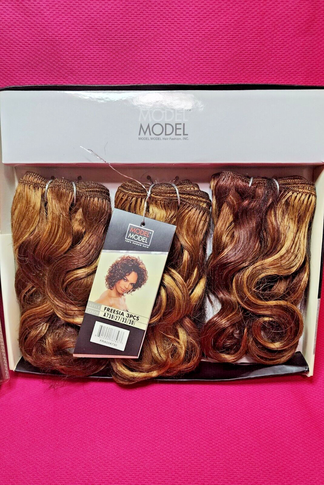 MODEL MODEL PRE-CUT WEAVE DreamWeaver (Style FREESIA) (Color A730) (3 pcs/pack)