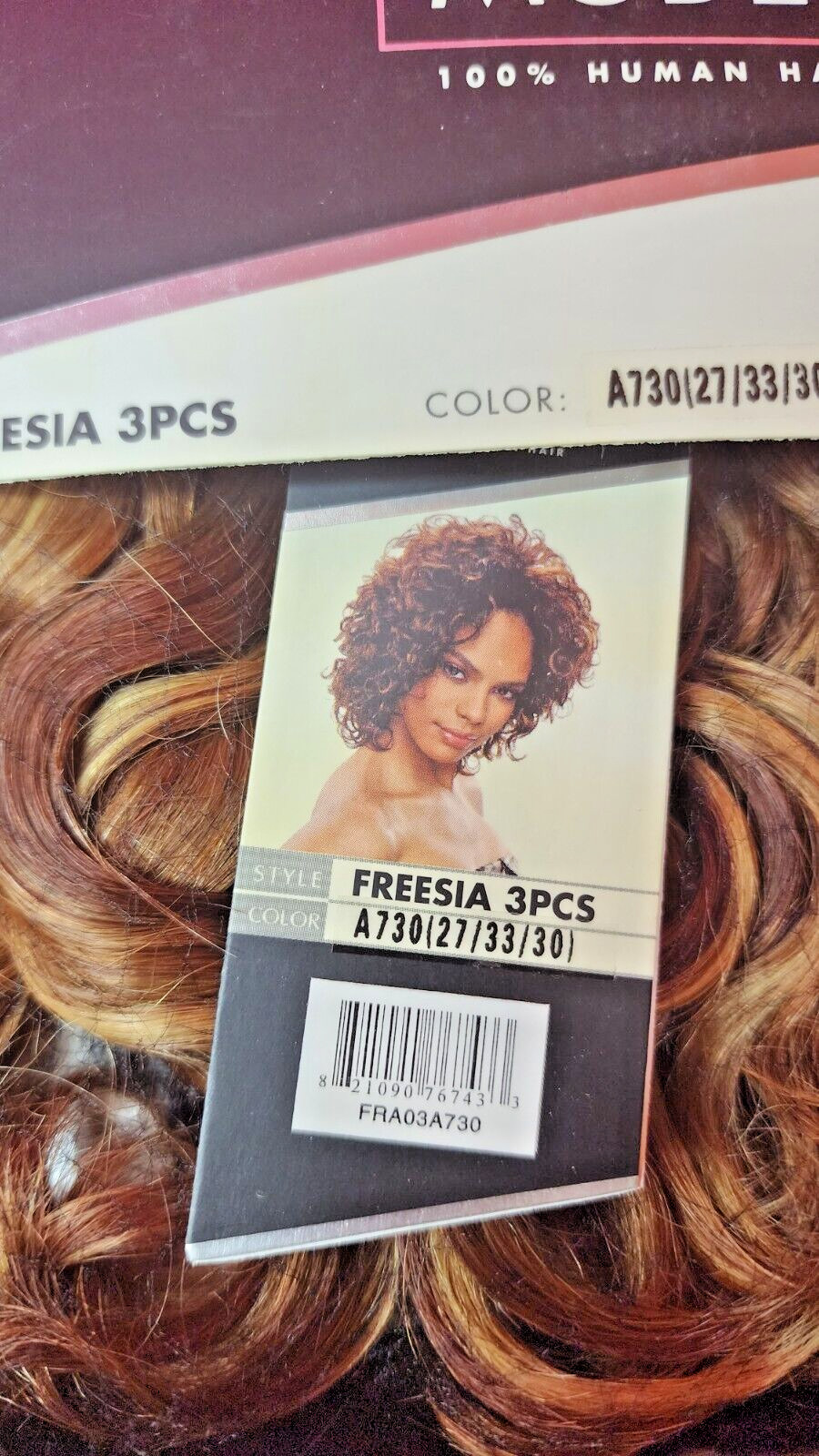 MODEL MODEL PRE-CUT WEAVE DreamWeaver (Style FREESIA) (Color A730) (3 pcs/pack)