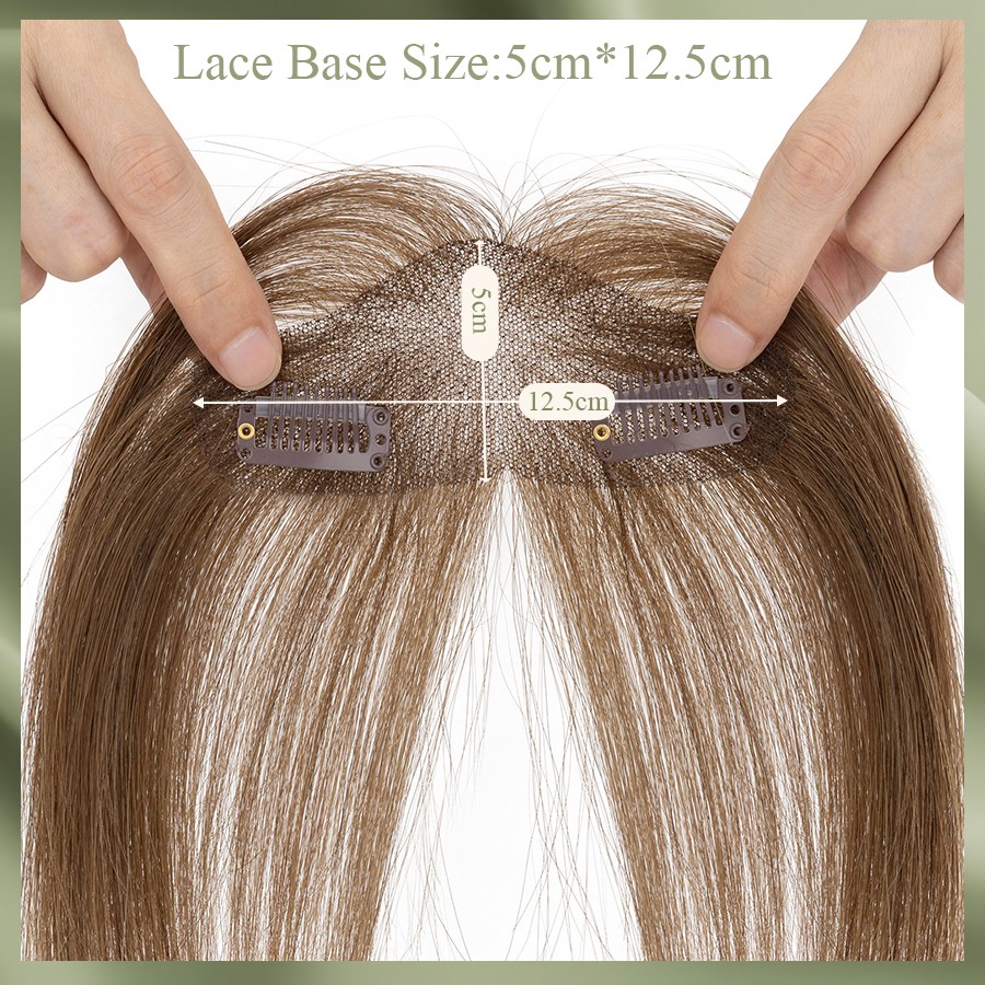 3D Bangs Fringe Clip In 100% Thin Real Virgin Human Hair Extensions Hairpiece US