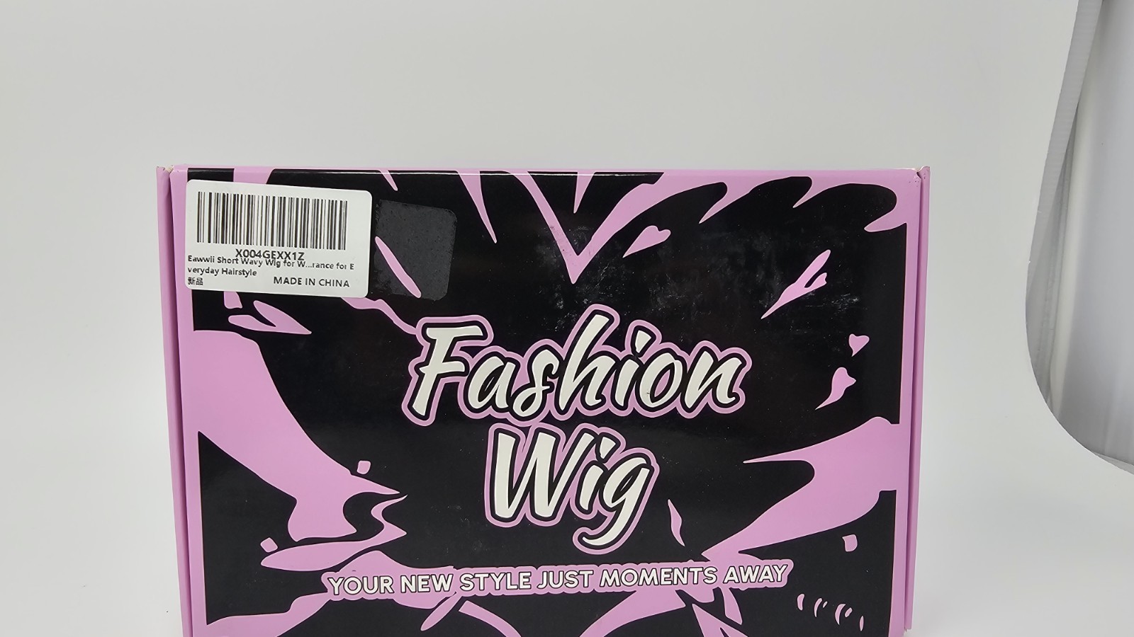 EAWWII Short Wavy Wig Lace Hair Synthetic 14 Inch – Wine Red
