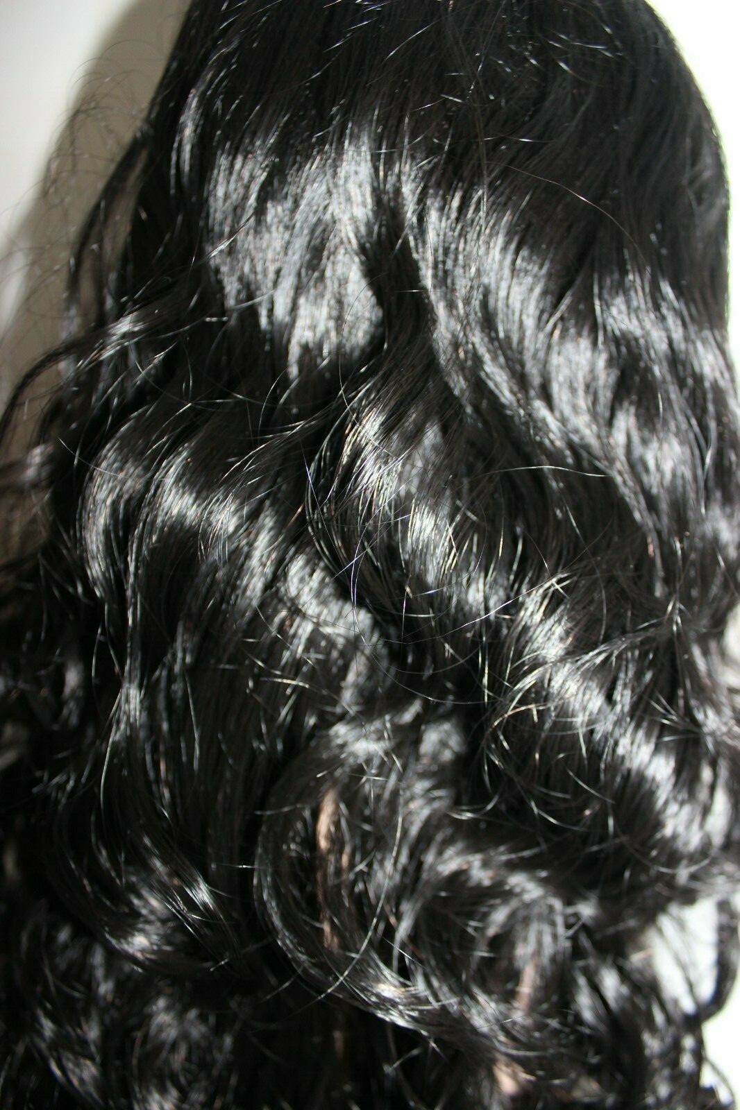 Wig Pro Collection Synthetic Long Wavy Wig 32 inches Bianca in black brown 1b
