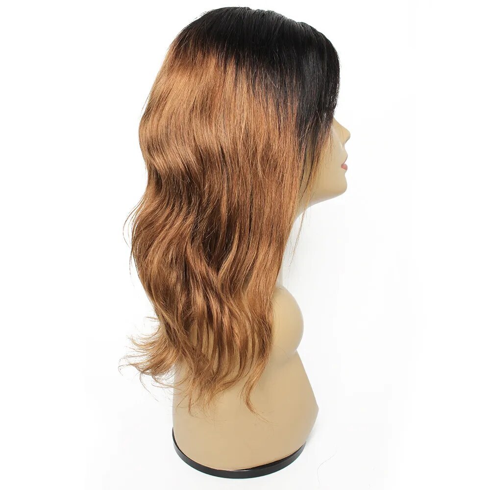 1B 30 Body Wave Wig Human Hair Wigs 4×4 Lace Closure Wig 4*1 T Middle Part Women